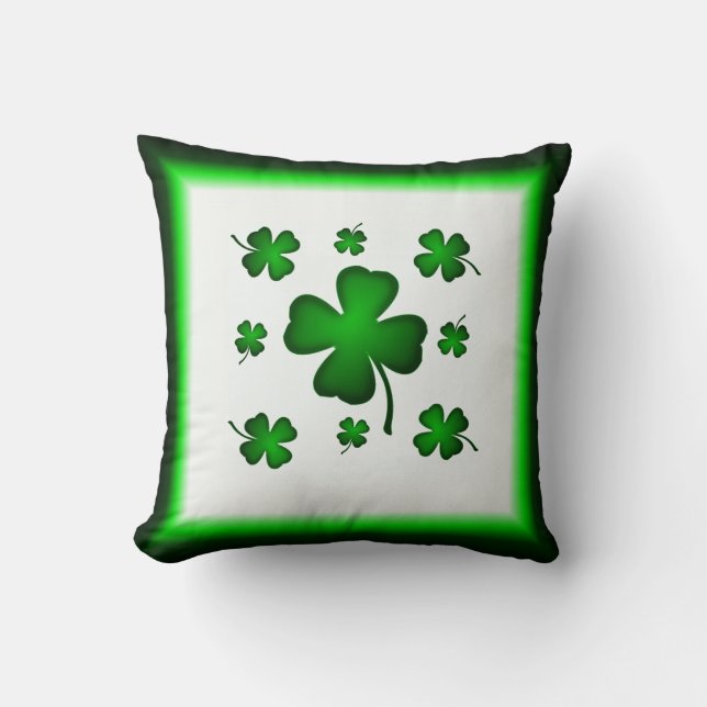 Shamrock Mojo Coussin quatre feuilles (Recto)