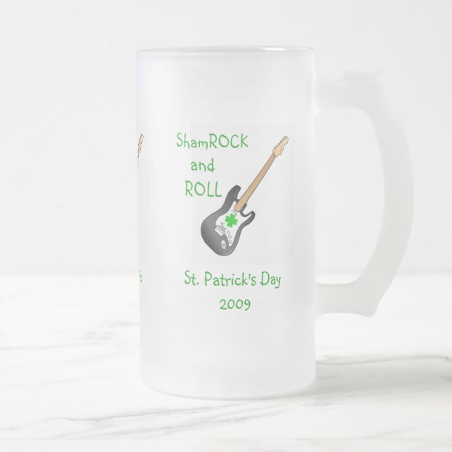Shamrock & Roll Beer Mug (Droit)