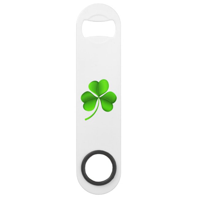 Shamrock sur bocal blanc (Devant)