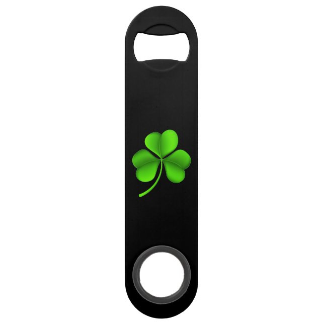 Shamrock sur le contact noir (Devant)