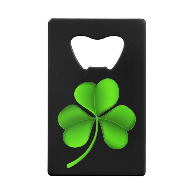Shamrock sur le contact noir (Devant)