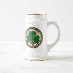 Shamrock, treillis Et Noeuds Celtiques Sur Mug Bei