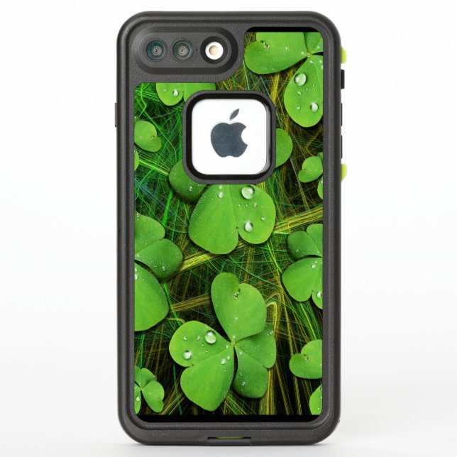 Shamrock vert St Patrick iPhone 5 Coque-Mate (Dos)