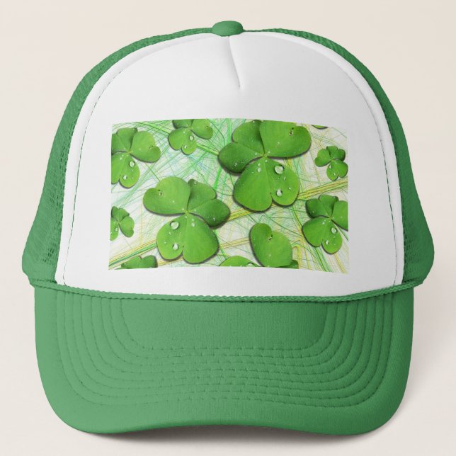 Shamrock vert St Patrick's Day Casquette (Devant)