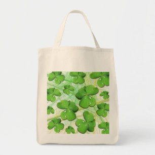 Shamrock vert St Patrick's Grocery Sac fourre-tout