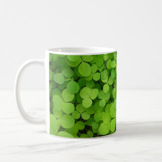 Shamrocks chanceux ! Café Mug (Gauche)
