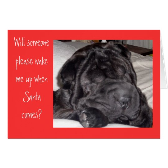 Shar Pei Père Noël Cartes