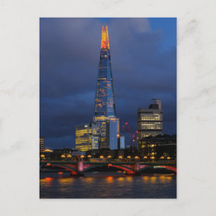 Shard Christmas Lights, Londres Carte postale brit