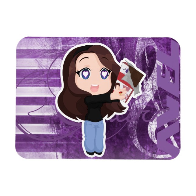 Sharm Choco Chibi Magnet (Horizontal)