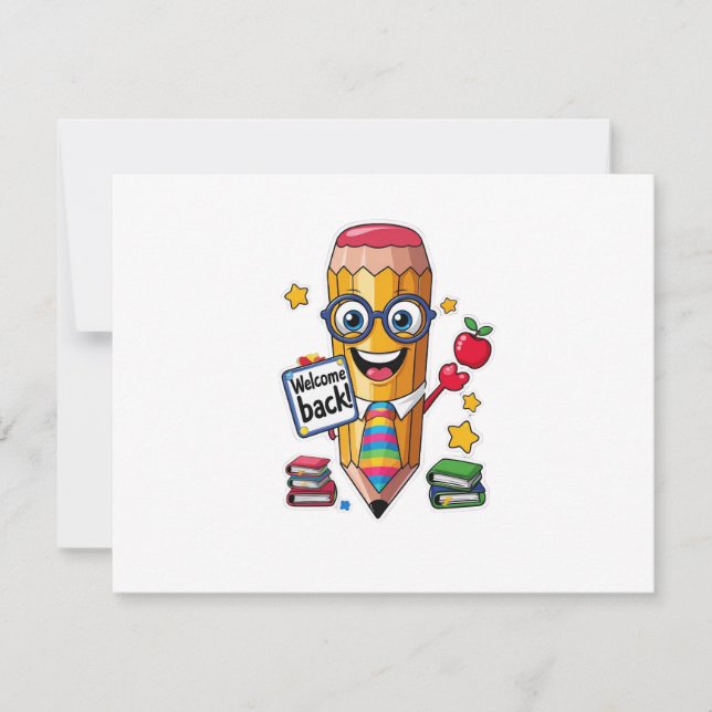 Sharpened & Smiling - Carte Plat de retour à l'éco (Devant)