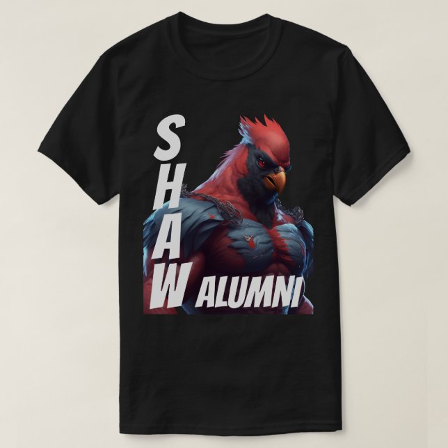 SHAW ALUMNI T-Shirt Texte sur le dos Design 3 (Design devant)