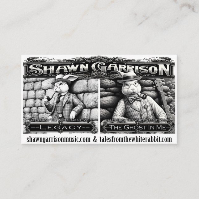 Shawn Garrison Music - Carte de visite (Devant)