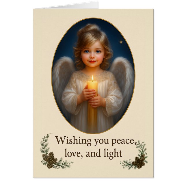 "She Who Carries the Candle of Peace" (Devant)