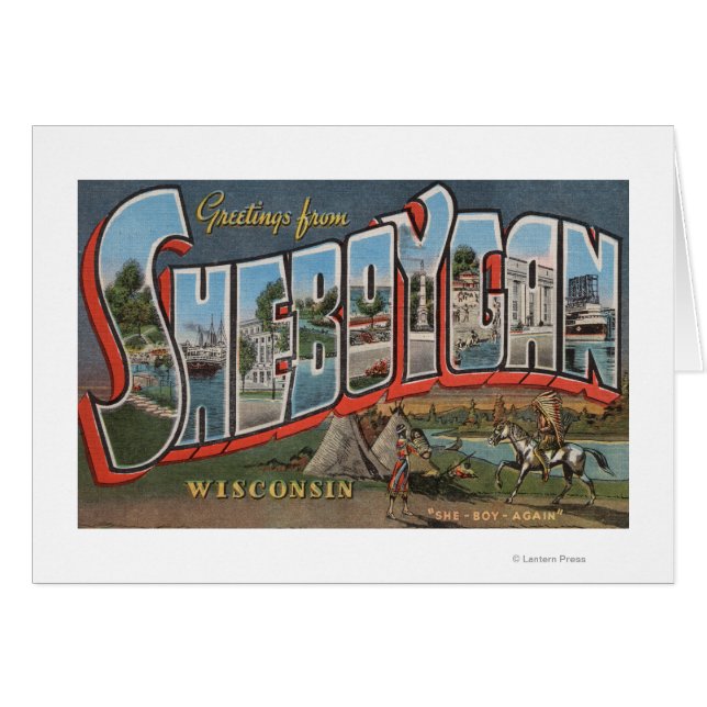Sheboygan, Wisconsin (Indiens # 1) (Devant horizontal)