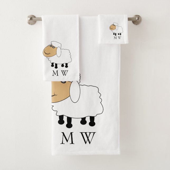 Sheep Design Monogrammed (En situation)
