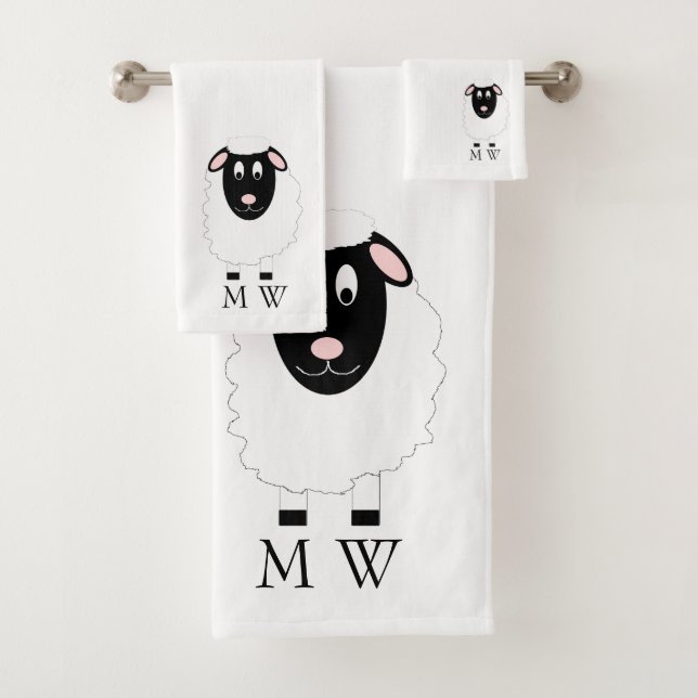 Sheep Design Monogrammed (En situation)