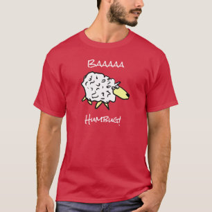 Sheep dit Baaaa Humbug - T-shirt de Noël