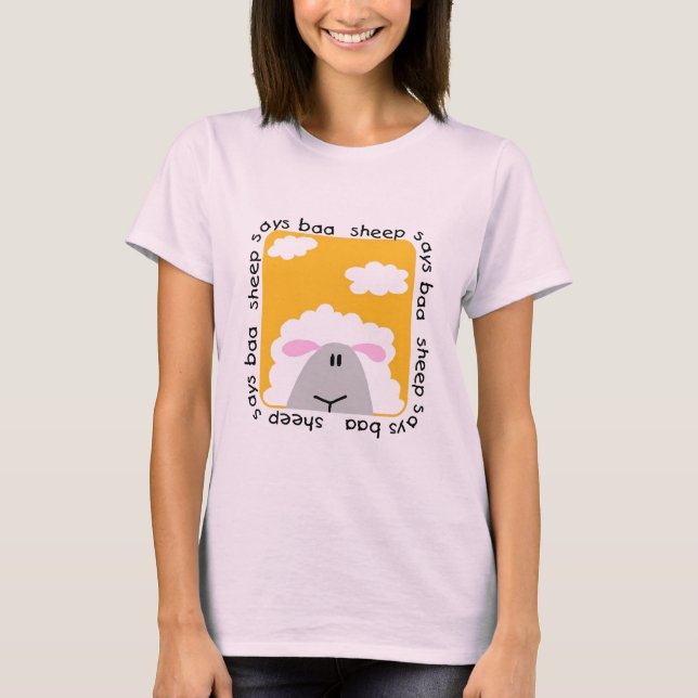 Sheep dit des t-shirts et des cadeaux Baa (Devant)