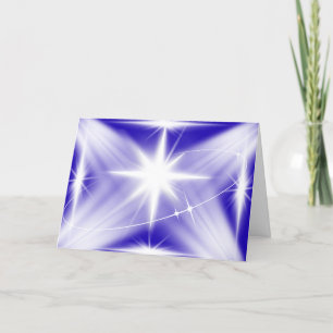 Shekinah Glory Christmas Star Carte de voeux