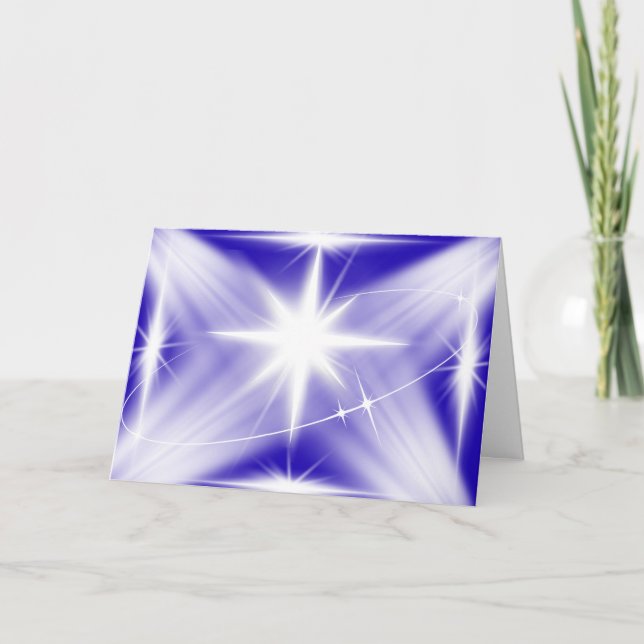 Shekinah Glory Christmas Star Carte de voeux (Devant)