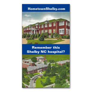 Shelby NC Hospital - 25 cartes magnétiques