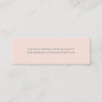Shell Pink Minimalist Mariage Website Cartes RSVP