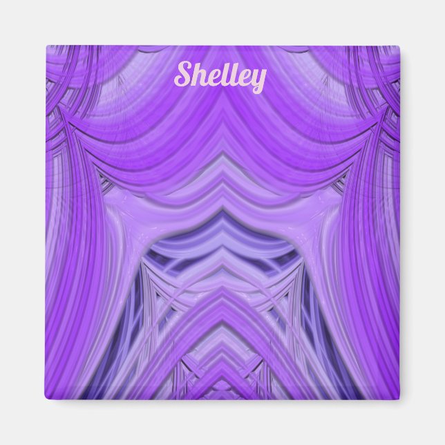 SHELLEY ~ Conception de fractale 3D aimant bleu vi (Devant)