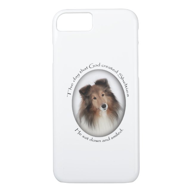 Sheltie iPhone 7 coque (Dos)