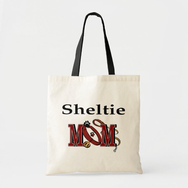 Sheltie MOM Tote Bag (Devant)