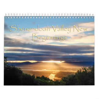 Shenandoah Valley Nouveaux débuts Calendrier lever