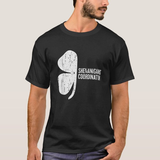 Shenanigans Coordonnateur T-Shirt St Patrick's Day (Devant)