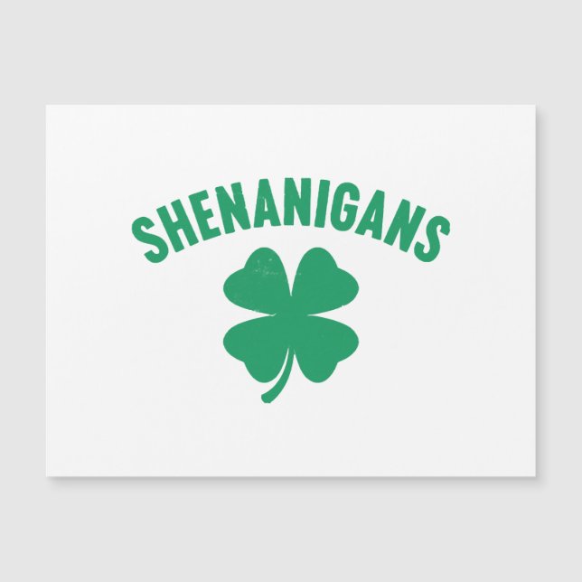 Shenanigans Shamrock Saint-Patrick Rétro  (Devant)