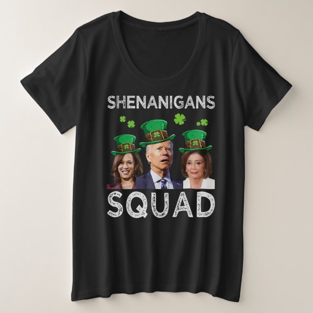 Shenanigans Squad Anti Biden St Patrick's Day (Design devant)