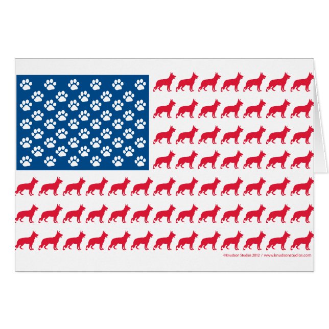 Shepard-Flag Patriotique (Devant horizontal)