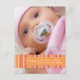 Sherbet Stripes :: Carte postale de la Saint Valen