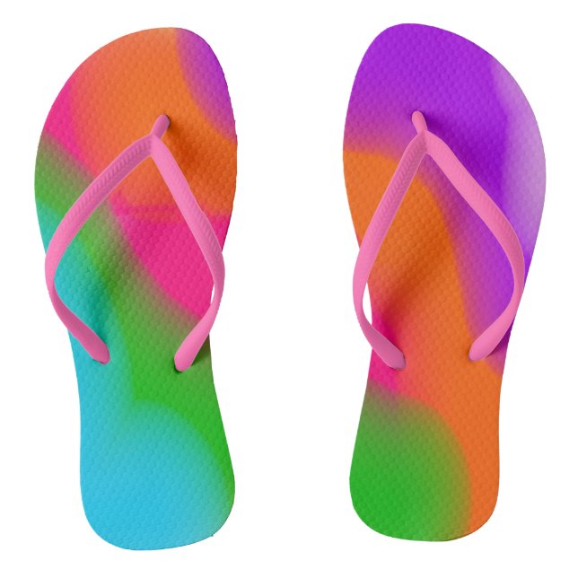 Sherbet Watercolors tongs de flip (Semelle)