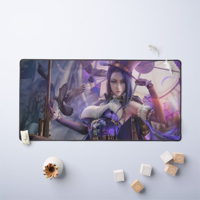 Sheriff Gaming Desk Mat | Pad esthétique Marksman (Tableau pour enfants)