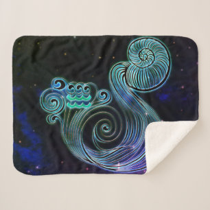 Sherpa aquarius le porte-eau couverture zodiac