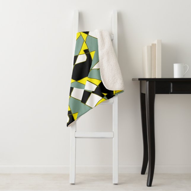 Sherpa Art Abstrait Peinture D'Une Couverture De Jeu (En situation)