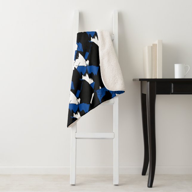 Sherpa Art Abstrait Peinture D'Une Couverture De Jeu (En situation)