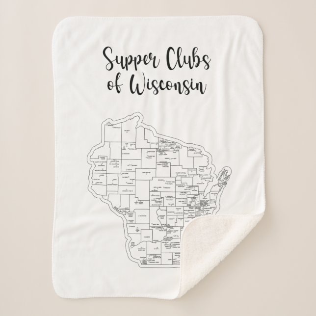Sherpa Club de soupe du Wisconsin Petite couverture Sherp (Devant)