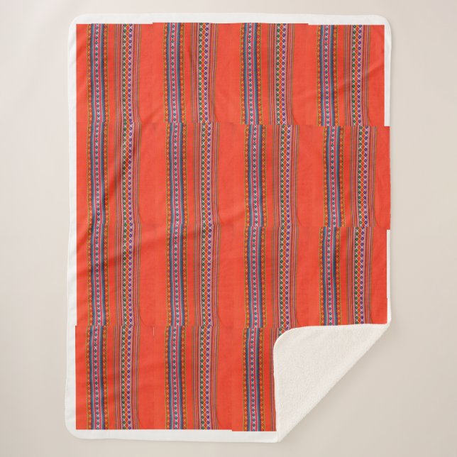 Sherpa Couverture aguayo bolivienne (Devant)