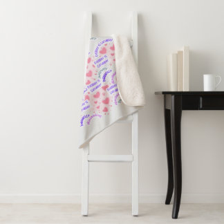 Sherpa Couverture "Chaque jour est un Caturday" Vibes pos