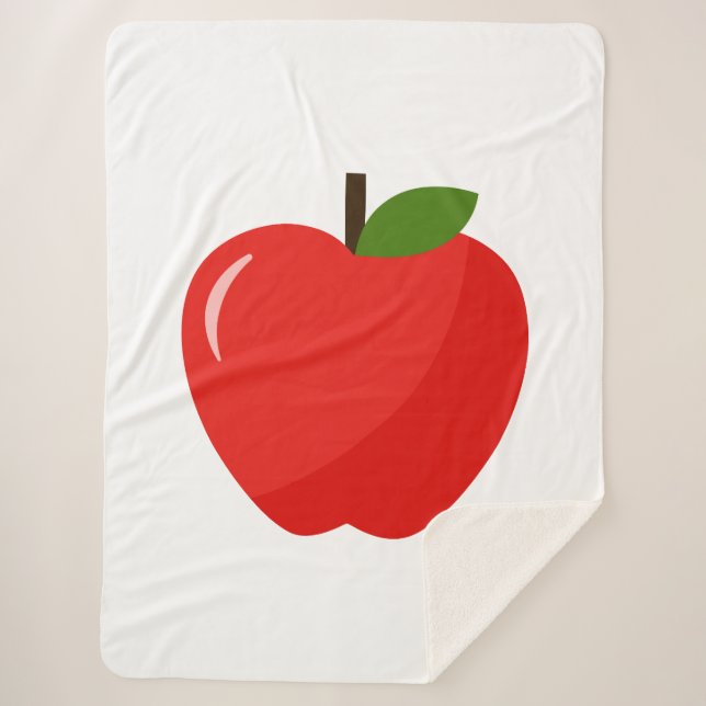 Sherpa Couverture chaude Apple (Devant)