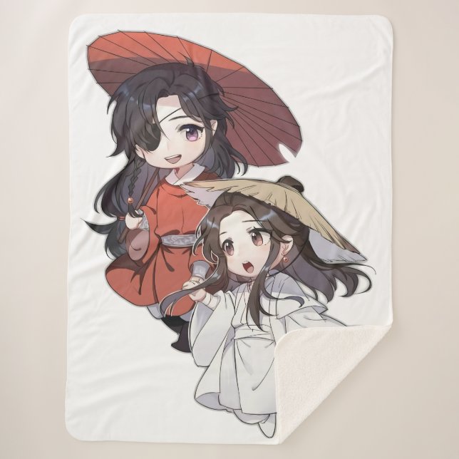 Sherpa Couverture Chibi Tgcf (Devant)