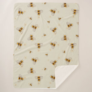 Sherpa Couverture d'abeilles
