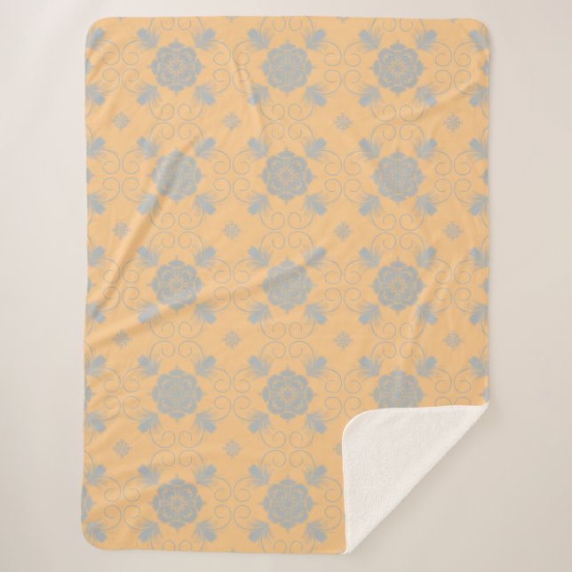 Sherpa Couverture d'art floral Flora Royale (Devant)