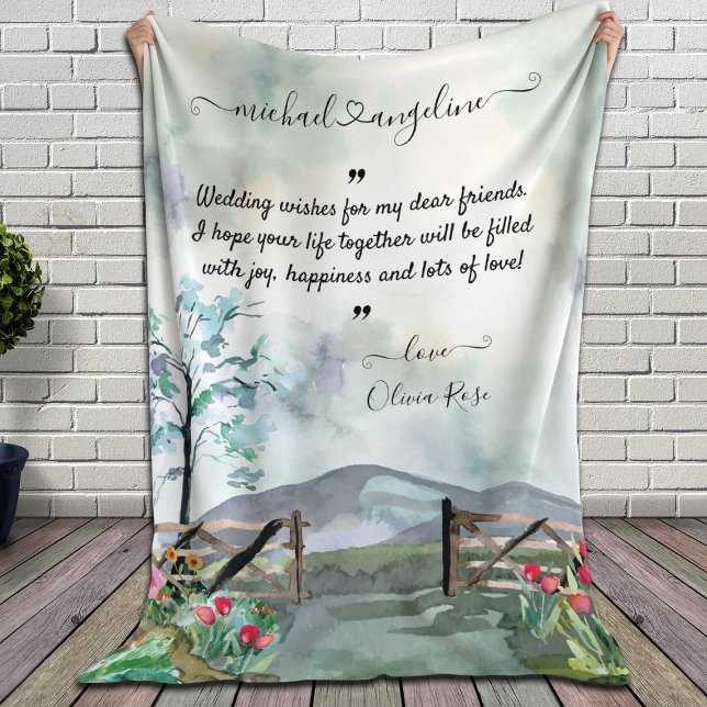Sherpa Couverture de mariage pour une amie à l'occasion d (Créateur téléchargé)