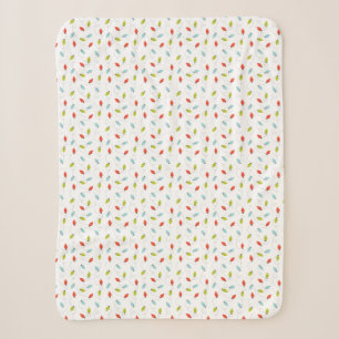 Sherpa Couverture de Noël colorée