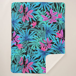 Sherpa couverture de paradis tropical